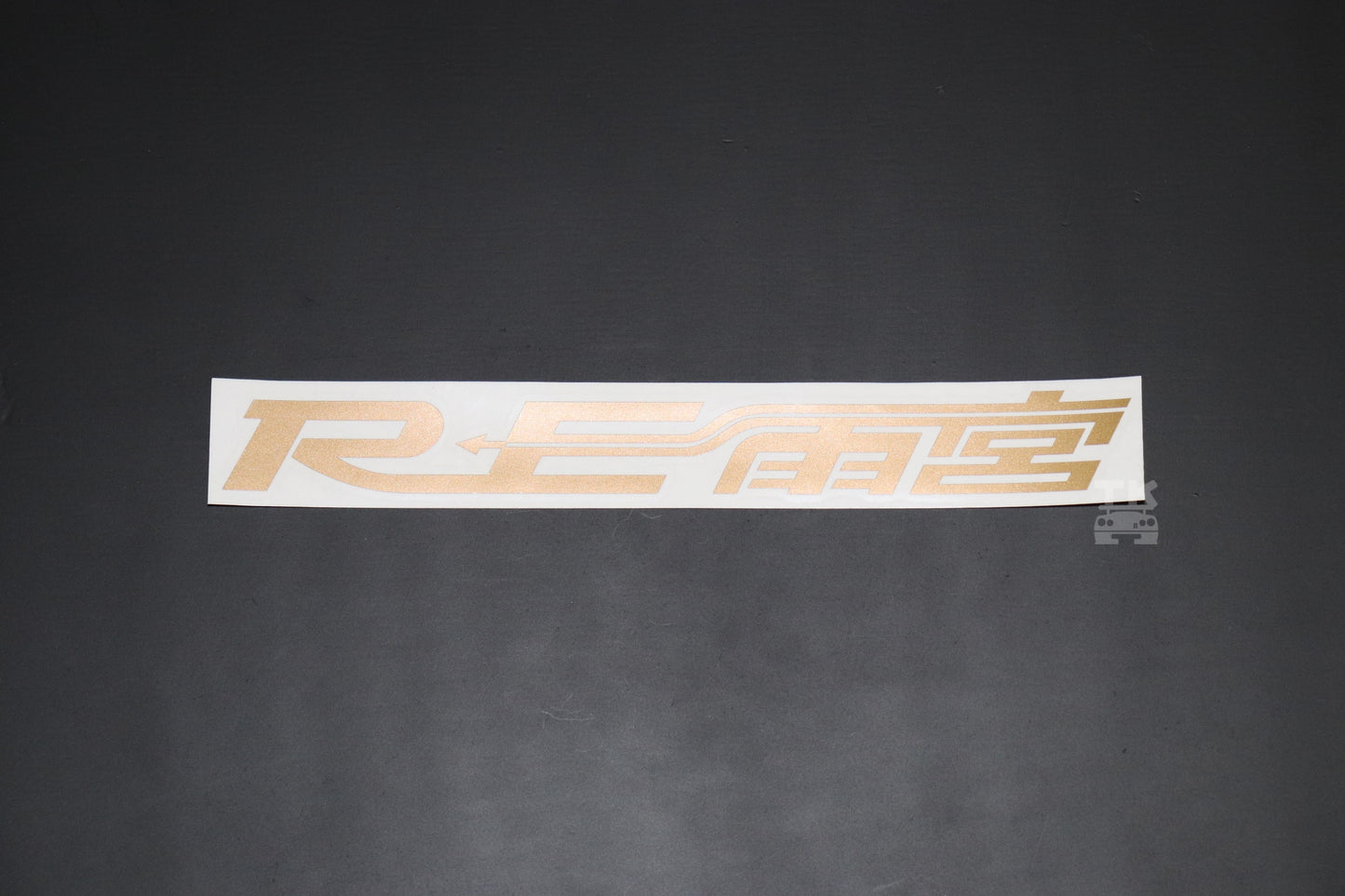 RE AMEMIYA Logo Sticker Gold ##103191014