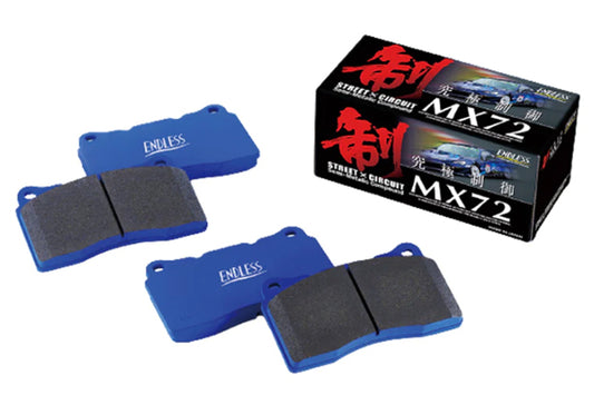 ENDLESS Brake Pads Full Set Type MX72 - Silvia S14 S15 ##231221157