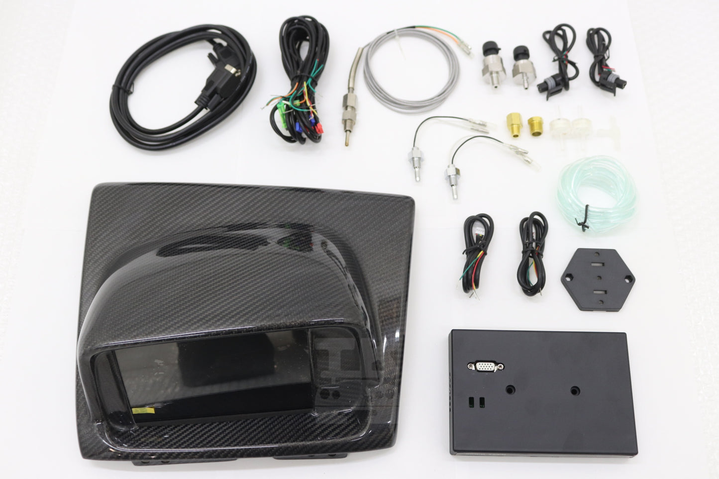 GRID RACING Digital Info Meter PRO Spec (Ver.3.0) Carbon with Gloss - Skyline R34 GR-DIM-PRO-CF