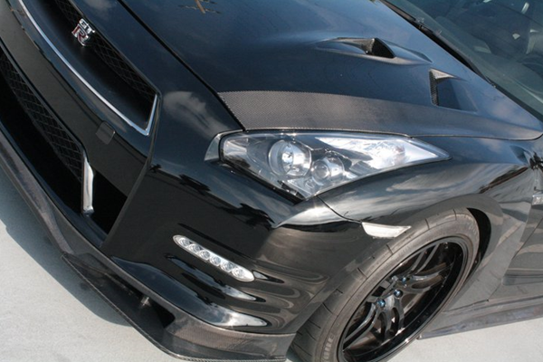 DO-LUCK Front Under Lip Spoiler Carbon - R35 GTR ##610101007