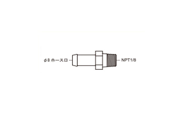 TOMEI POWERED Fuel Pressure Regulator Fitting #8 Straight 1/8NPT #612121377