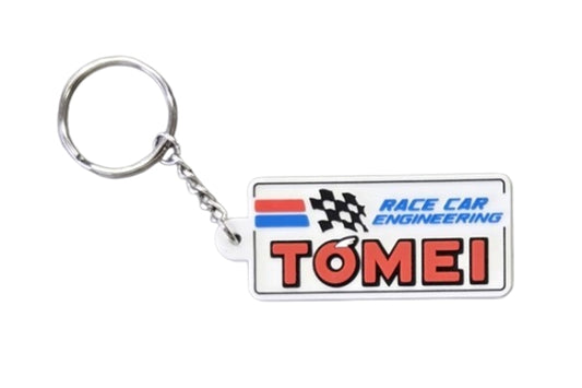 Брелок для ключей TOMEI POWERED Rubber Logo - логотип 70-х/80-х/современный