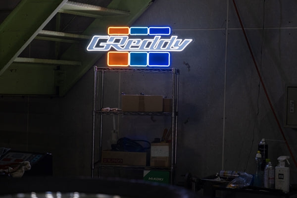 GREDDY Neon LED Double Line - GREDDY Logo #618191199