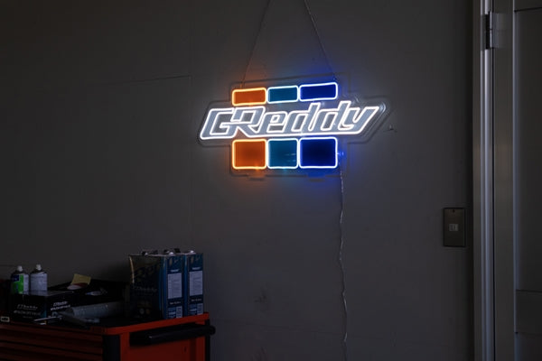 GREDDY Neon LED Double Line - GREDDY Logo #618191199