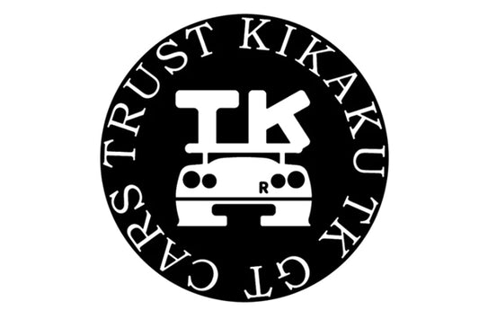 Наклейка с оригинальным круглым логотипом TRUST KIKAKU, черная #619191175