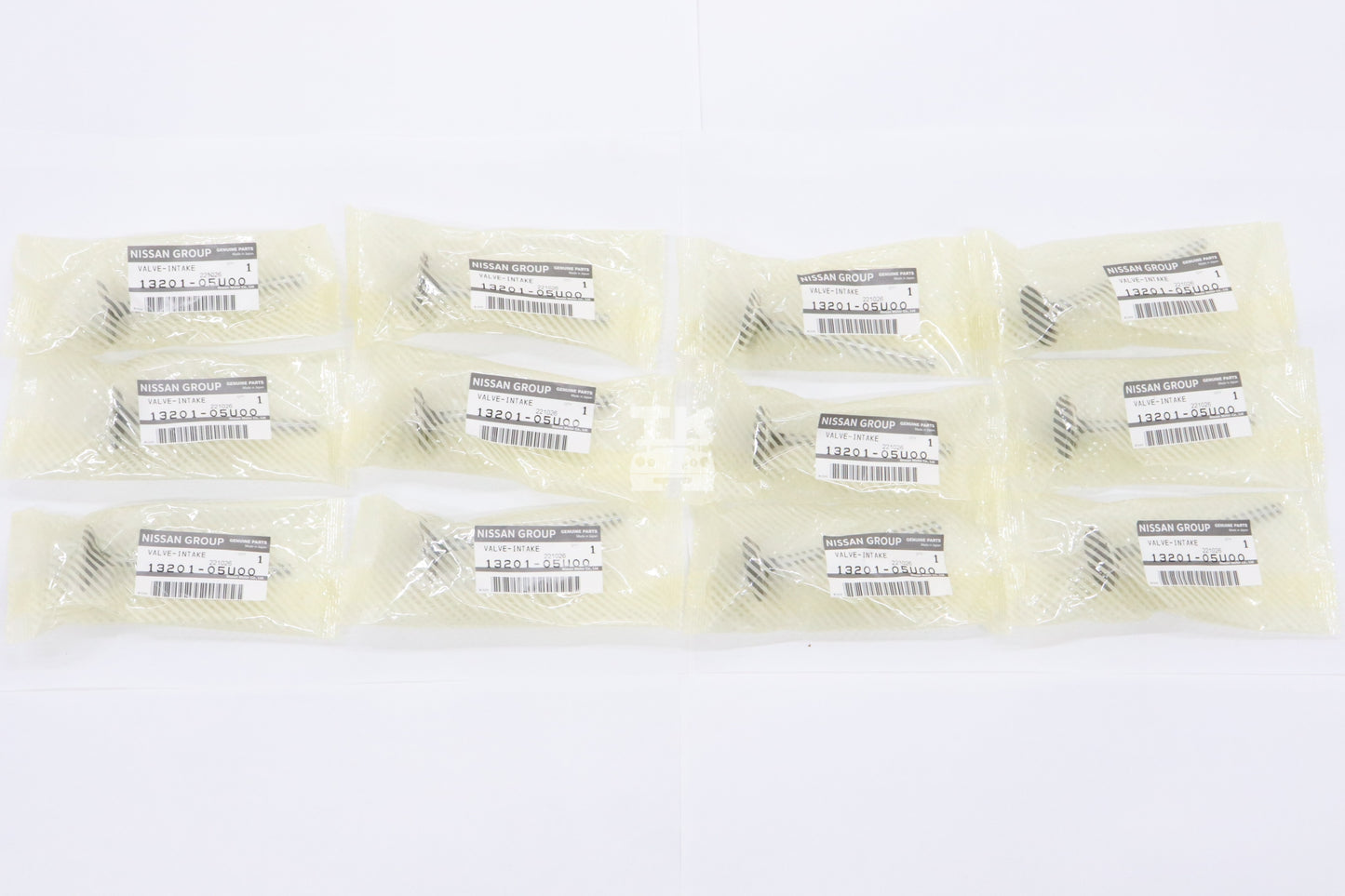 Комплект впускных клапанов NISSAN 12 шт. - Skyline BNR32 BCNR33 BNR34 ##663121739S1