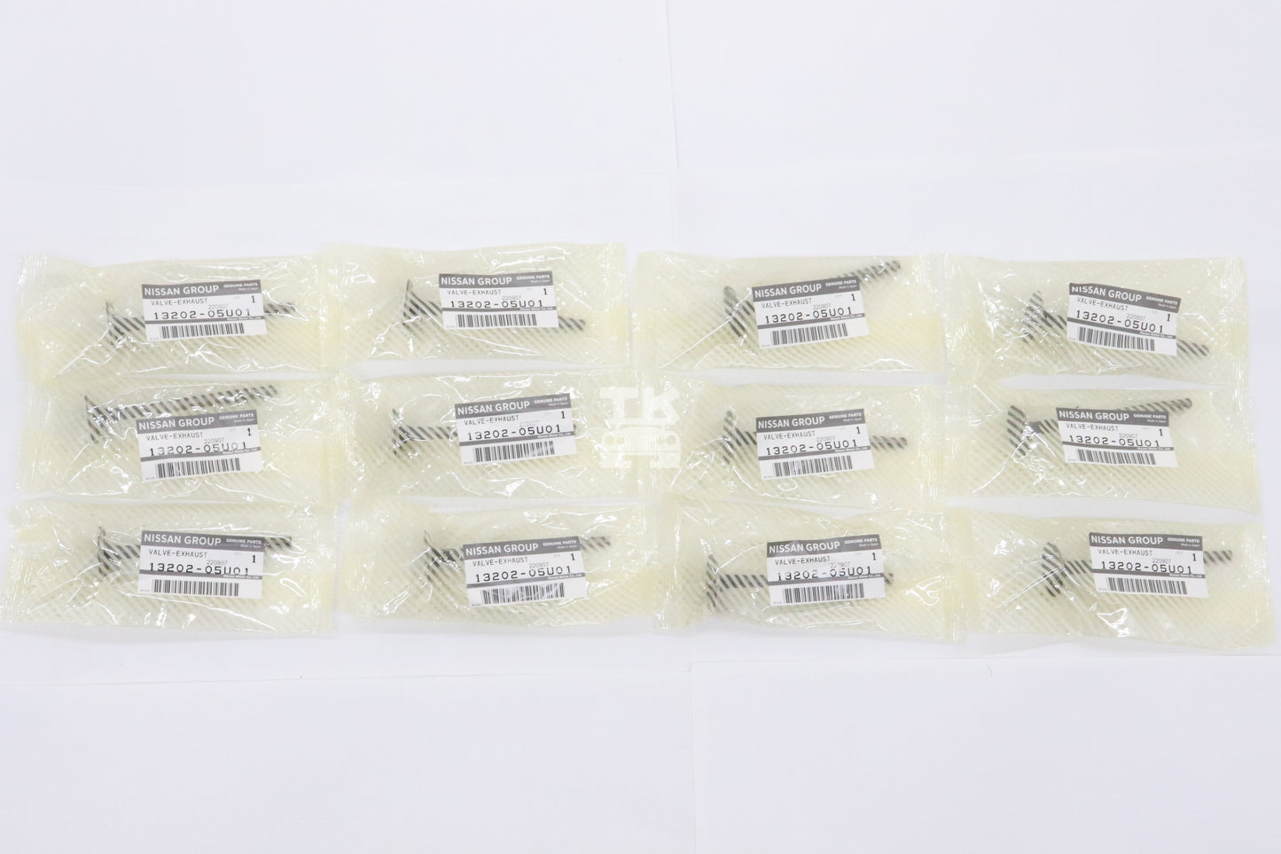 Комплект из 12 выпускных клапанов NISSAN - Skyline BNR32 BCNR33 BNR34 ##663121740S1