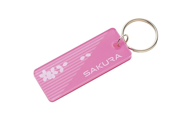 NISSAN SAKURA acrylic Key Ring - Pink ##663191848