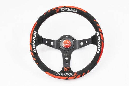 Универсальный руль VERTEX x ADVAN V2 330 мм - замша #719111033