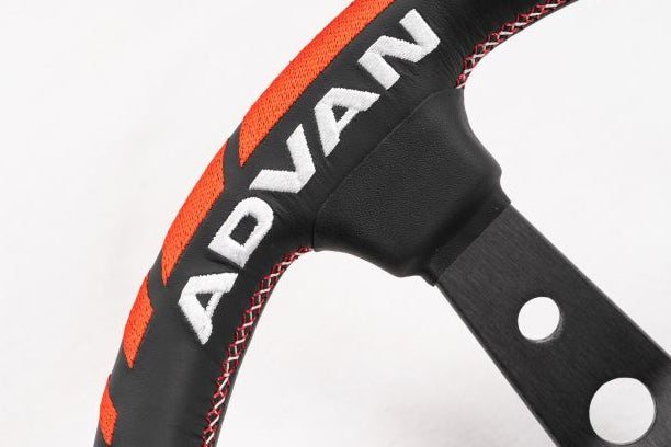 Универсальный руль VERTEX x ADVAN V2 330 мм - кожа #719111034