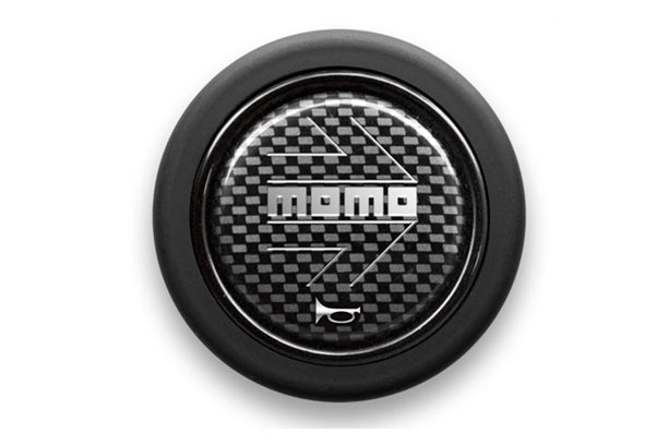 Кнопка MOMO Horn Carbon Silver #872111006