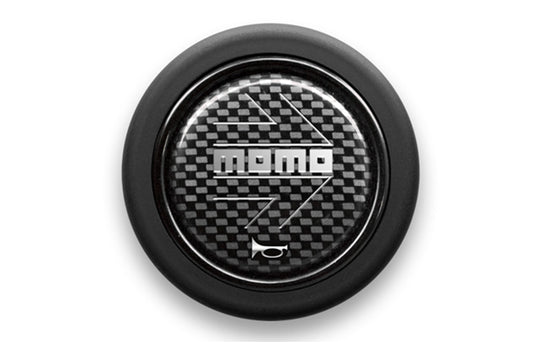MOMO Horn Button Carbon Silver #872111006