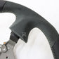 MINE'S D-Shape Leather Steering Wheel Gray Stitch - BNR34 #875111002