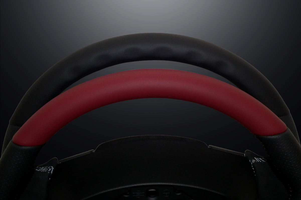 MINE'S Leather Steering Wheel Red Stitch - R35 GTR ##875111033