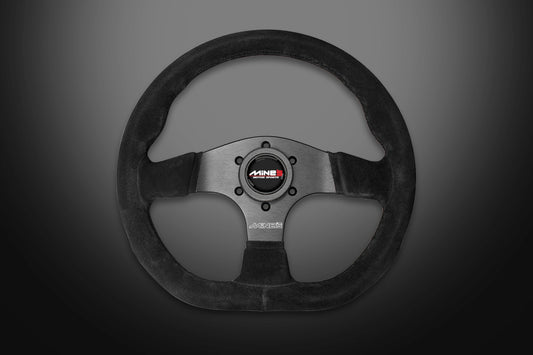 MINE'S D-S Back Skin Steering Wheel - D Shape ##875111036