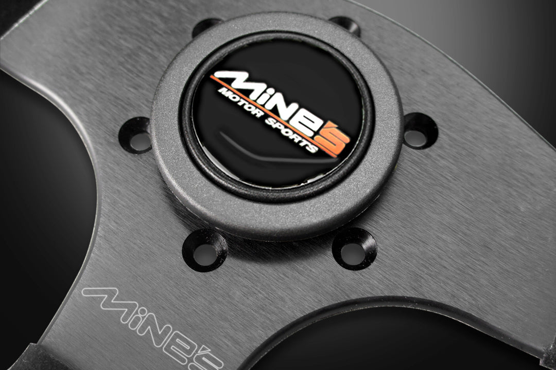 MINE'S D-S Back Skin Steering Wheel - D Shape ##875111036