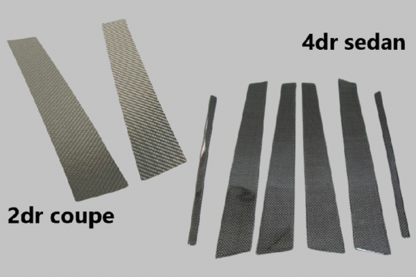 URAS Carbon Pillar Garnish Cover