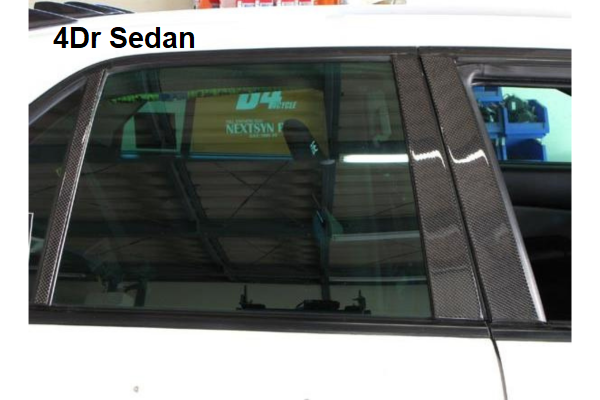 URAS Carbon Pillar Garnish Cover