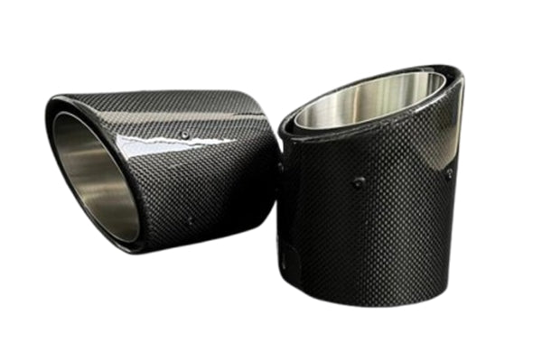 Наконечник глушителя URAS Carbon - 100 мм/115 мм