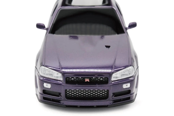 Wet Wipes / Small Tissue Case Skyline BNR34 - Purple #999191004
