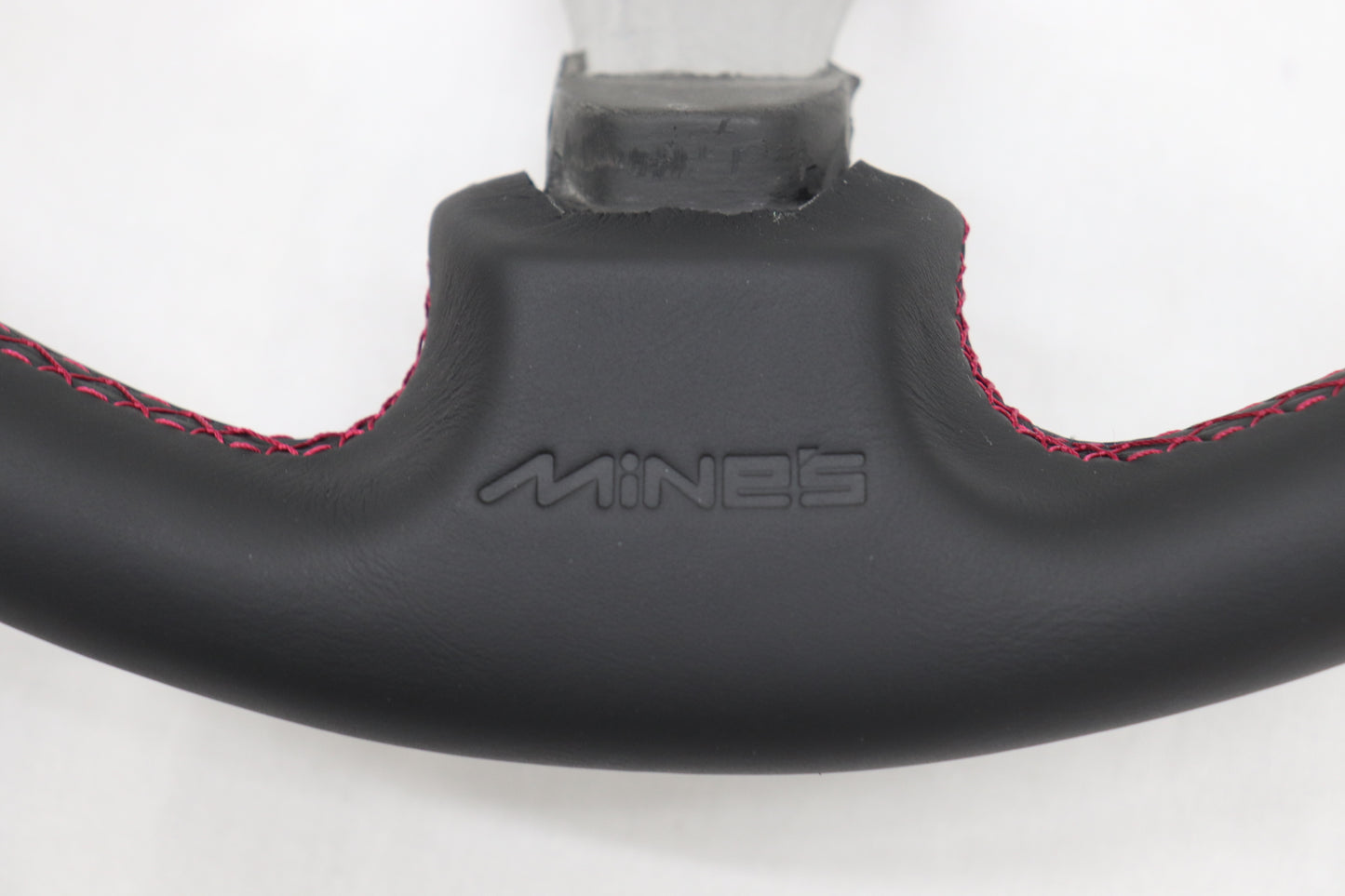 Mine's Leather Steering Wheel Type II Red Stitch - Skyline BNR34 ##875111031