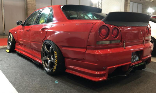 Задний бампер URAS TYPE-RZ - R34 4 двери ##901101015