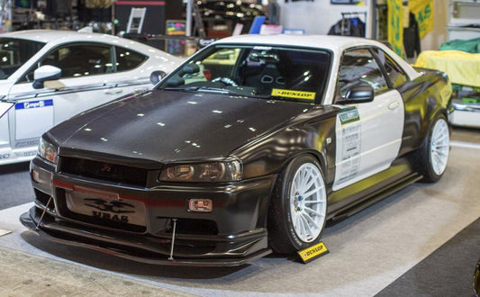 Комплект боковых юбок URAS TYPE-RR - Skyline R34 2Dr ##901101019
