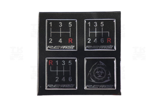 RE AMEMIYA Shift Pattern Sticker - RX-7 #103191035