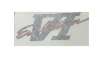 Mitsubishi Trunk Decal Sticker - Lancer Evo 6 CP9A ##868231017