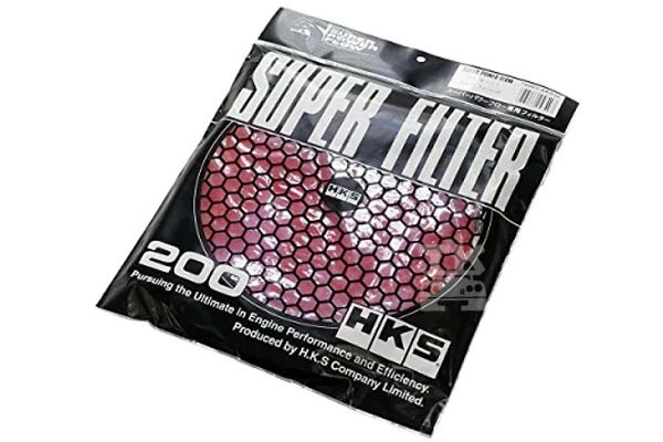 HKS Super Power Flow Reloaded Replacement Air Filter 200mm Red Wet #213121042 HKS