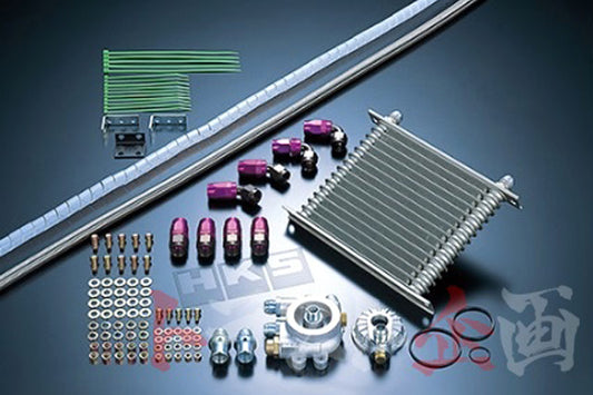 HKS Universal Oil Cooler Kit S-Type/Sandwitch Type 15 Rows ##213122032