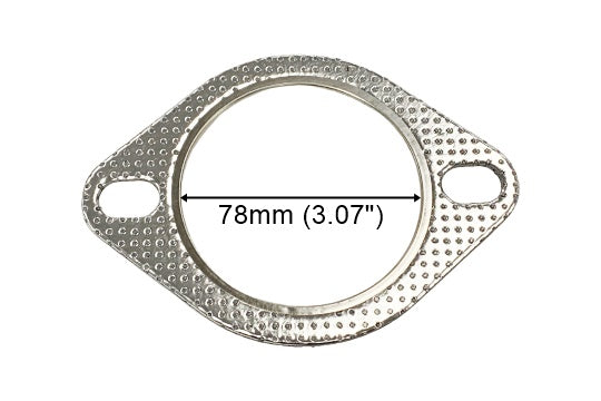 JURAN Muffler Gasket 76-80mm Oval #434141007 JURAN