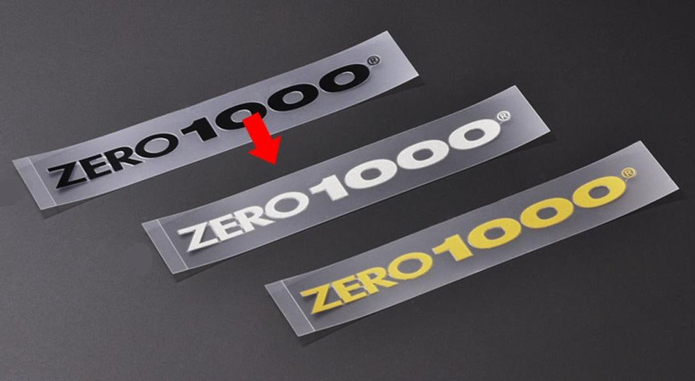 Наклейка с логотипом алфавита ZERO-1000 ##530191007