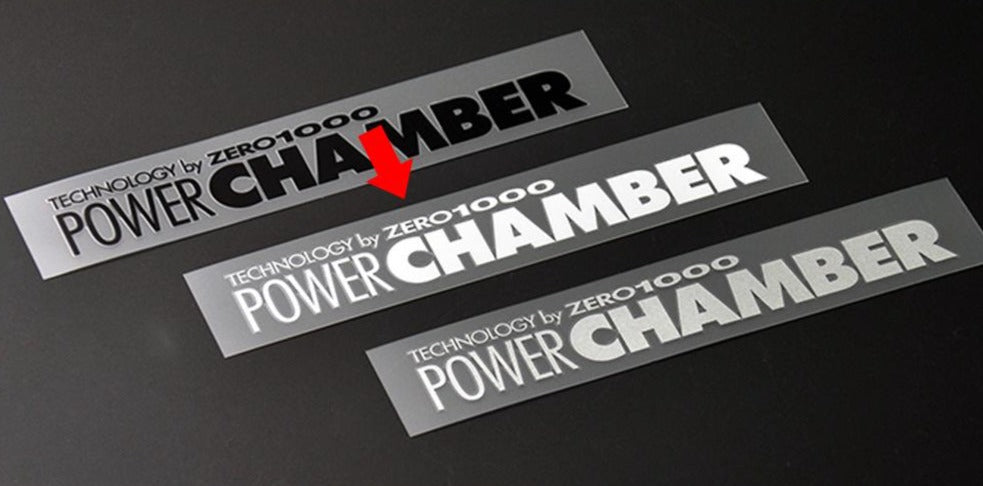 ZERO-1000 Power Chamber Logo Sticker - White ##530191010 – Trust Kikaku