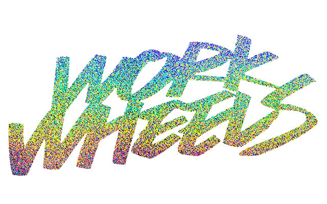 WORK Wheel Hologram Glitter Sticker