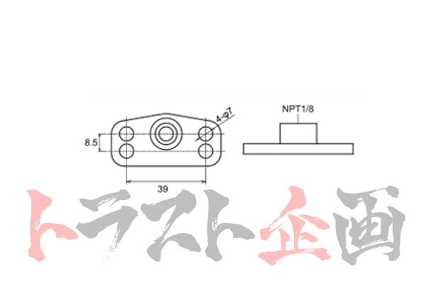 TOMEI POWERD Fuel Pressure Regulator Adapter No.4 - EK4 EK9 #612121375 - Trust Kikaku