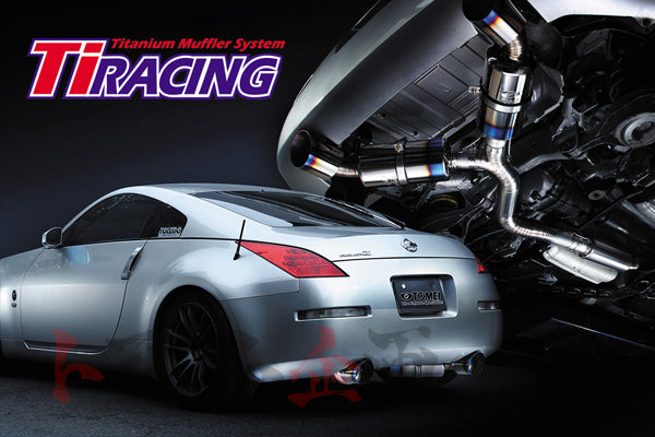TOMEI Ti Racing Titanium Muffler Exhaust System - 350Z Z33 ##612141143 - Trust Kikaku