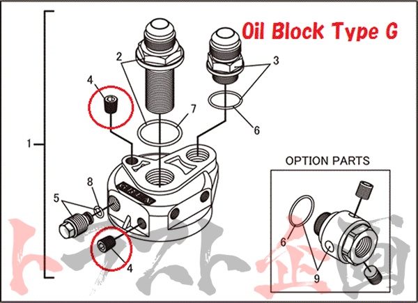 GReddy 1/8 PT Plug Bolt For Oil Block #618121015 - Trust Kikaku