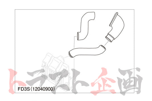 Алюминиевая впускная труба GReddy - FD3S Series 1-3 ##618121235