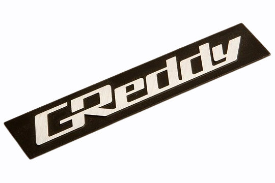 GREDDY Alumi Emblem - Black x Silver #618191006