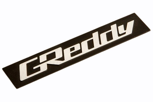 Эмблема GREDDY Alumi - черный x серебристый #618191006