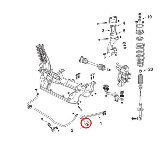 Втулка натяжного стержня NISMO - BNR32 BCNR33 ##660131490