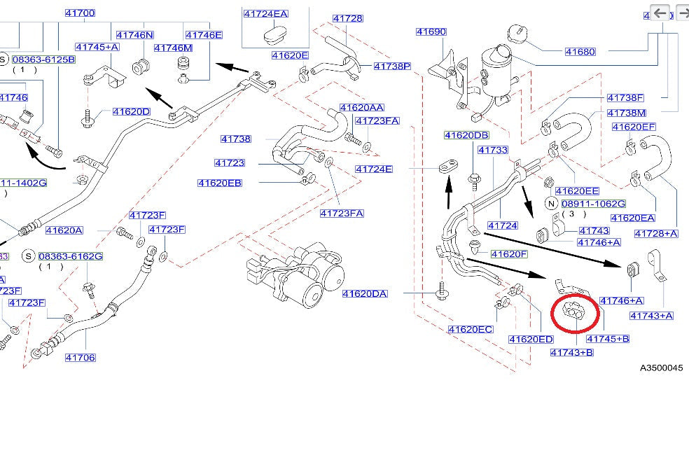 NISMO Heritage Piping Clip - BNR32 #660152054 NISMO