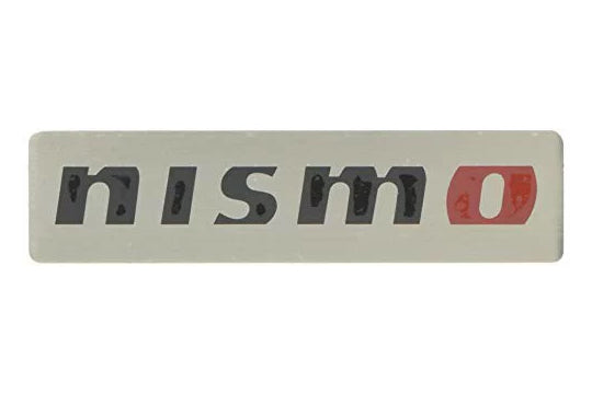 NISMO Metal Plate Emblem 10cm Silver #660191068 NISMO