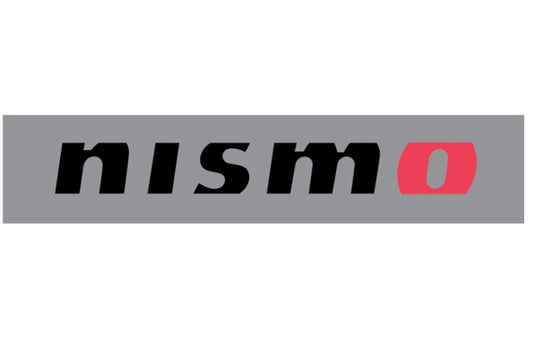 Наклейка с вырезанным логотипом NISMO, черная, большого размера #660191074