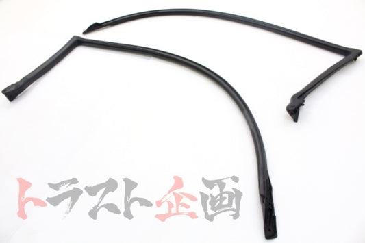 OEM Nissan Upper Window Weatherstrip Body Side - 180SX S13 #663101447S1 - Trust Kikaku