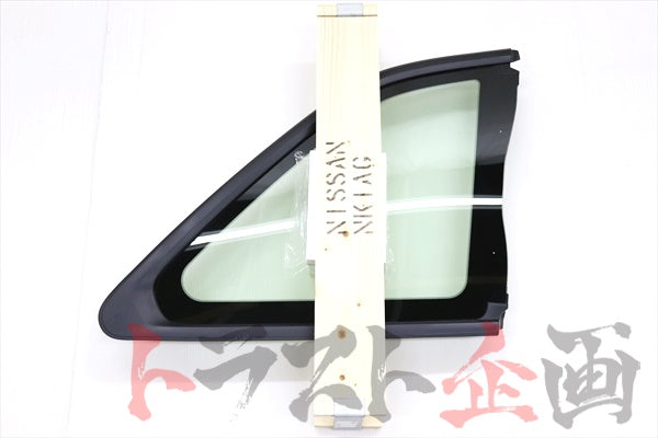 OEM Nissan Side Window Glass Assembly Standard Film Type RHS - BNR34 ER34 #663101580 - Trust Kikaku