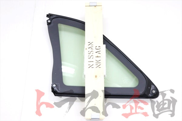 OEM Nissan Side Window Glass Assembly Standard Film Type RHS - BNR34 ER34 #663101580 - Trust Kikaku