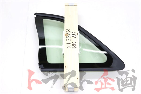 OEM Nissan Side Window Glass Assembly Standard Film Type LHS - BNR34 ER34 #663101581 - Trust Kikaku