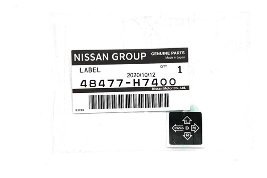 Nissan Turn Signal Label - Skyline R32 BNR32 Silvia S13 180SX Fairlady Z32 48477-H7400 #663111653